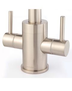 Savita Monobloc Mixer With Swivel Spout Brushed Nickel