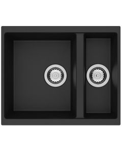 Siena 1.5 Bowl Inset or Undermount Sink Nero