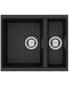 Siena 1.5 Bowl Inset or Undermount Sink Nero