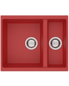 Siena 1.5 Bowl Inset or Undermount Sink Poppy Red