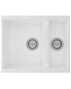 Siena 1.5 Bowl Inset or Undermount Sink Polar White