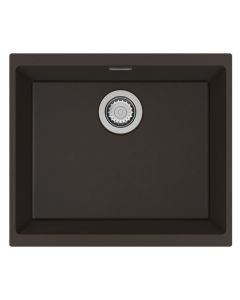 Siena 1 Large Bowl Inset or Undermount Sink Mocha