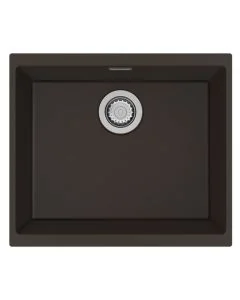 Siena 1 Large Bowl Inset or Undermount Sink Mocha