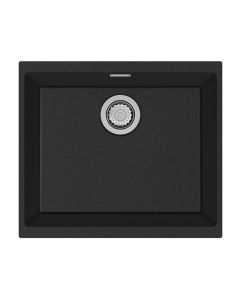 Siena 1 Large Bowl Inset or Undermount Sink Onyx