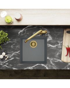 Siena 1 Medium Bowl Inset or Undermount Sink Croma