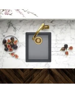 Siena 1 Small Bowl Inset or Undermount Sink Croma