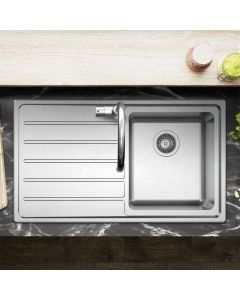 Solar 1 Bowl LHD Inset Kitchen Sink Stainless Steel
