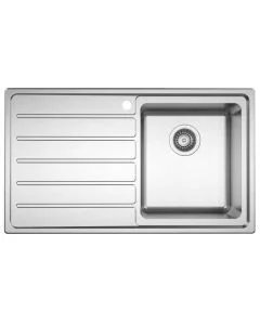 Solar 1 Bowl LHD Inset Kitchen Sink Stainless Steel