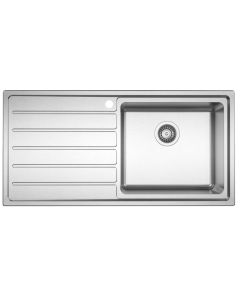 Solar 1 Large Bowl LHD Inset Sink Stainless Steel