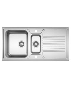 Starline 1.5 Bowl Kitchen Sink Stainless Steel