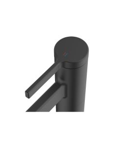Taku Top Lever Sink Mixer Matt Black