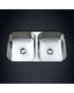 Tango Undermount 2 Bowl Kitchen Sink Stainless Steel