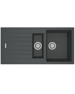 Tivoli 1.5 Bowl Inset Sink Basalt