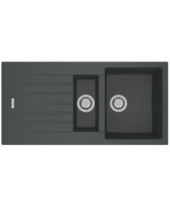 Tivoli 1.5 Bowl Inset Sink Basalt