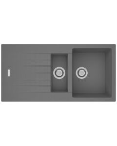 Tivoli 1.5 Bowl Inset Sink Concrete