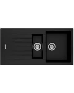 Tivoli 1.5 Bowl Inset Sink Nero