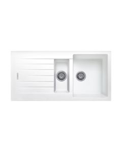 Tivoli 1.5 Bowl Inset Sink Polar White