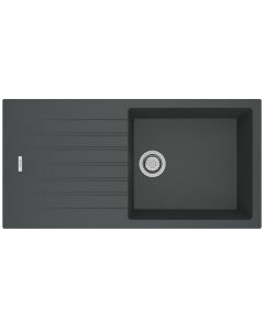 Tivoli 1 Large Bowl Inset Sink Basalt