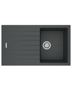 Tivoli 1 Small Bowl Inset Sink Basalt