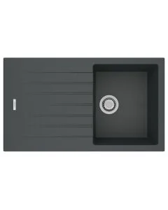 Tivoli 1 Small Bowl Inset Sink Basalt