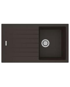 Tivoli 1 Small Bowl Inset Sink Mocha