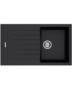 Tivoli 1 Small Bowl Inset Sink Onyx