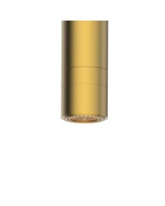 Topaz U Spout Sink Mixer Brushed Brass