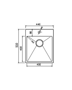 Urban 1 Small Bowl Kitchen Sink Stainless Steel