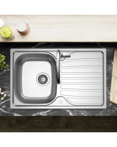 Verdi Single Bowl Kitchen Sink Stainless Steel