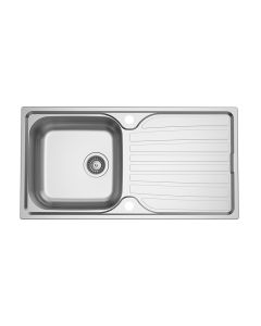 Verdi Large Bowl Kitchen Sink Stainless Steel