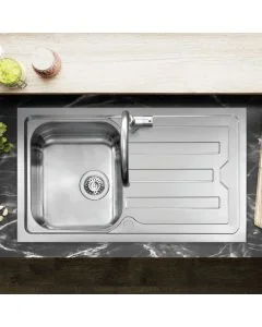 Viva Single Bowl Kitchen Sink Stainless Steel
