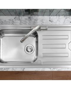 Viva Large Bowl Kitchen Sink Stainless Steel
