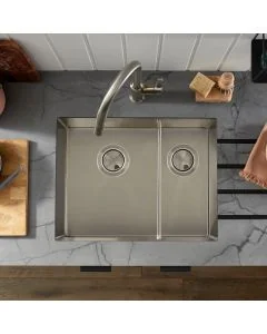 Volta VL53LS Undermount 1.5 Bowl Sink Stainless Steel RHSB