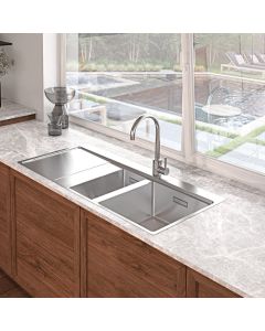 Xeron 100 1.5 Bowl LHSB Inset Sink Stainless Steel