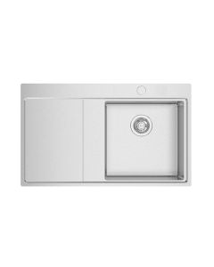 Xeron 86 1 Bowl LHD Inset Sink Stainless Steel