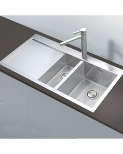 Zenith 1.5 Bowl LHSB Inset Sink Stainless Steel