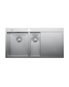 Zenith 1.5 Bowl RHSB Inset Sink Stainless Steel