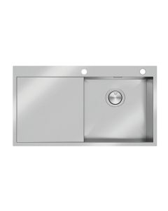 Zenith 1 Bowl LHD Inset Sink Stainless Steel