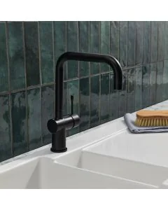 Zodiac D Spout Sink Mixer Black Velvet