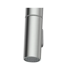 Kira Pull-Out C Spout Sink Mixer Brushed Nickel