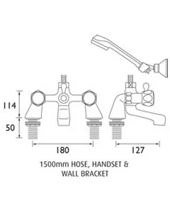 Club Utility Bath Shower Mixer