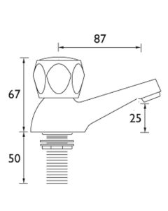 Club Utility Bath Taps