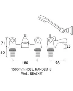 Club Utility Luxury Bath Shower Mixer