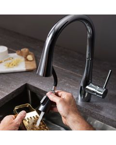 Cook Side Lever Kitchen Mixer Dual Function Spray