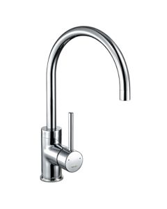 1810 Courbe Curved Spout Kitchen Mixer Tap Chrome
