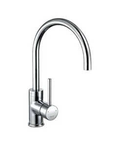 1810 Courbe Curved Spout Kitchen Mixer Tap Chrome