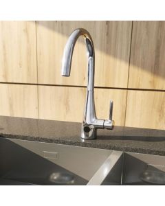 Crosswater Cook Side Lever Sensor Kitchen Mixer