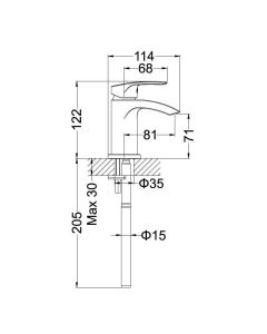 Flow Mini Basin Monobloc