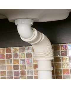 Crosswater Bauhaus Furniture Basin Trap BTR0410W