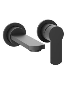 Wisp Basin 2 Hole Set Matt Black 